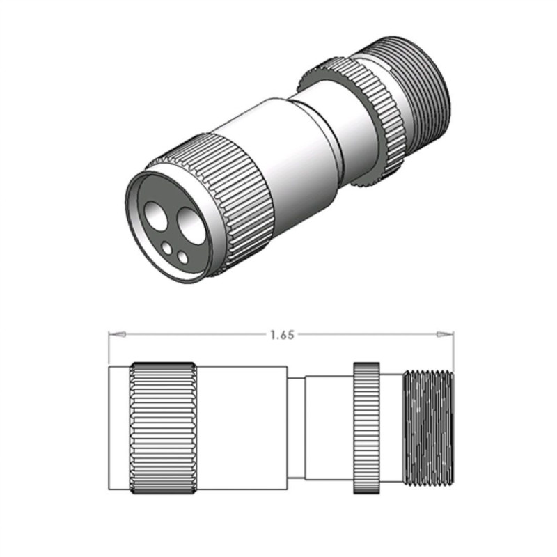 Adaptador de conexión Borden a Midwest